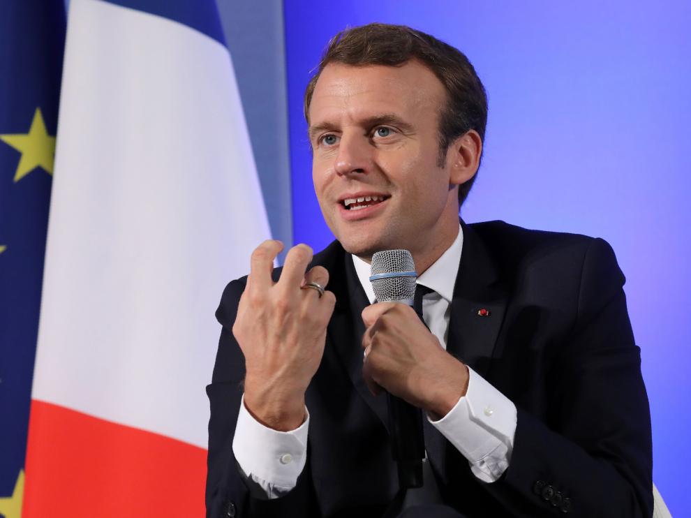Macron en una foto de archivo.