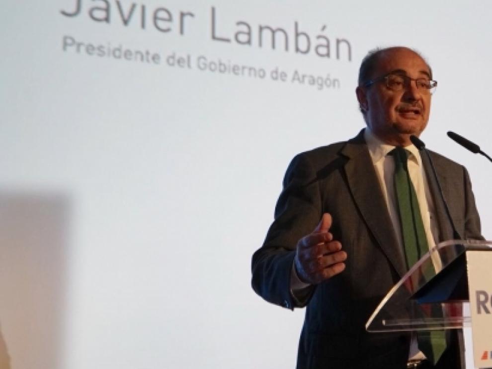 El presidente del Gobierno aragonés ha asistido en la capital turolense a la inauguración de la nueva planta de Ronal Group.