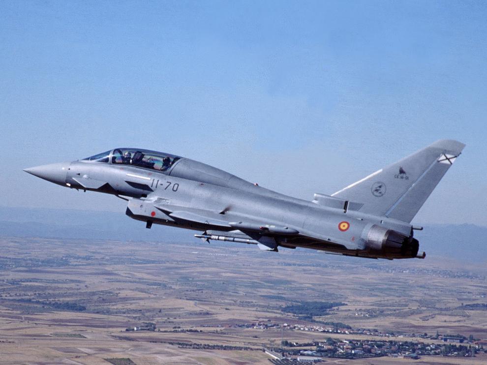 Imagen de archivo de un avión Eurofighter del Ejército del Aire.