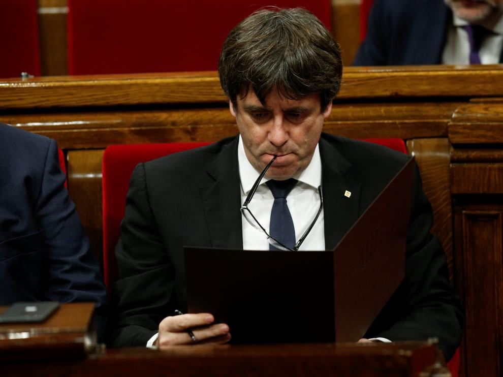 El presidente de la Generalitat, Carles Puigdemont.