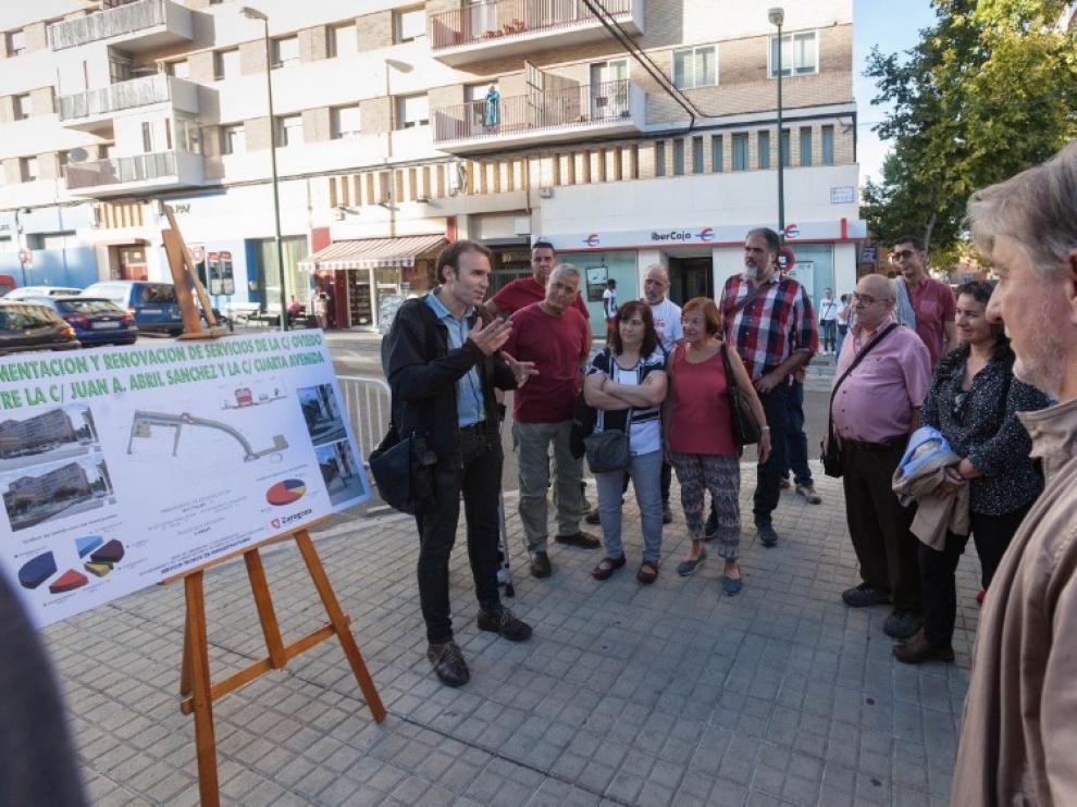 Presentación de la renovación de la calle Oviedo