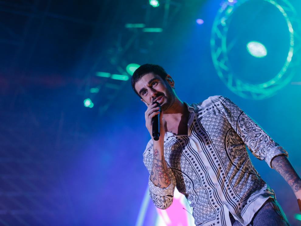 Melendi, en un concierto en el Parking Norte