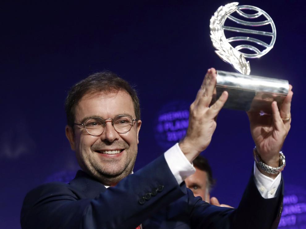 Javier Sierra recoge el Premio Planeta 2017