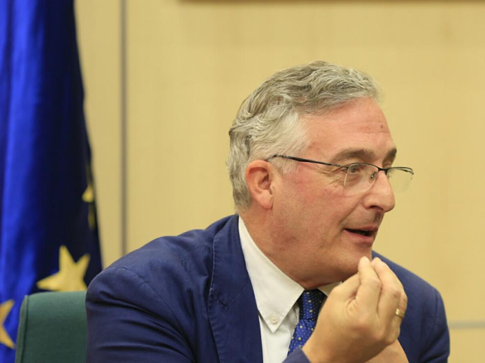 El consejero de Desarrollo Rural del Gobierno de Aragón, Joaquín Olona.