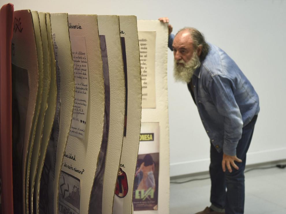 Inauguración de la exposición de Helena Santolaya dentro del Festival Periferias de Huesca