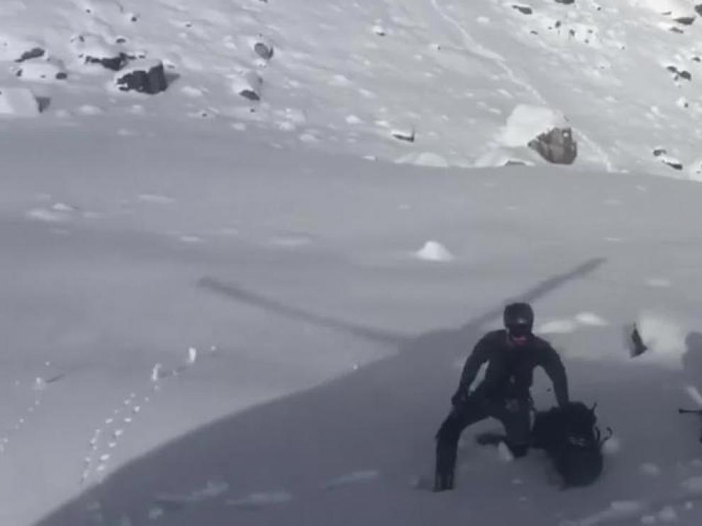 El miércoles la nieve sorprendió a los montañeros.