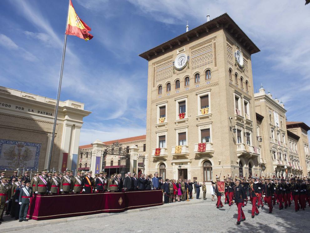 Jura de bandera en la Academia General Militar de Zaragoza