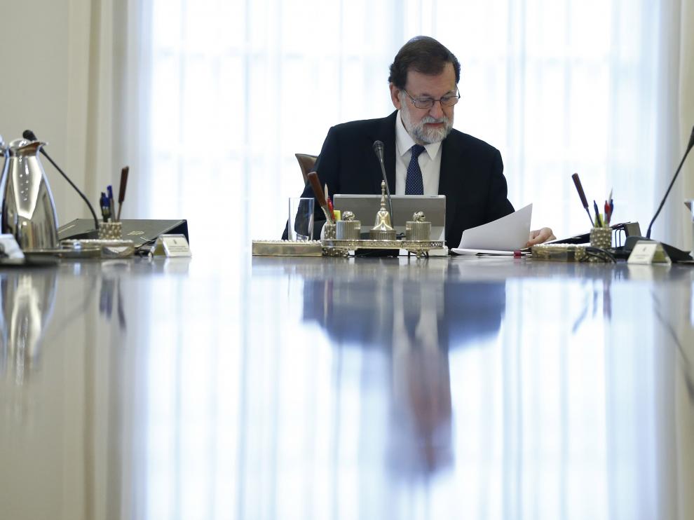 Rajoy preside el Consejo de Ministros Extraordinario