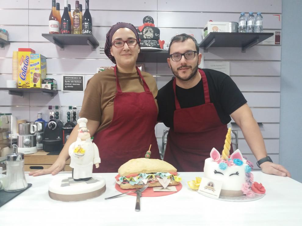 Sandra Ibáñez y David Gómez, gerentes de 'Toque de Canela'