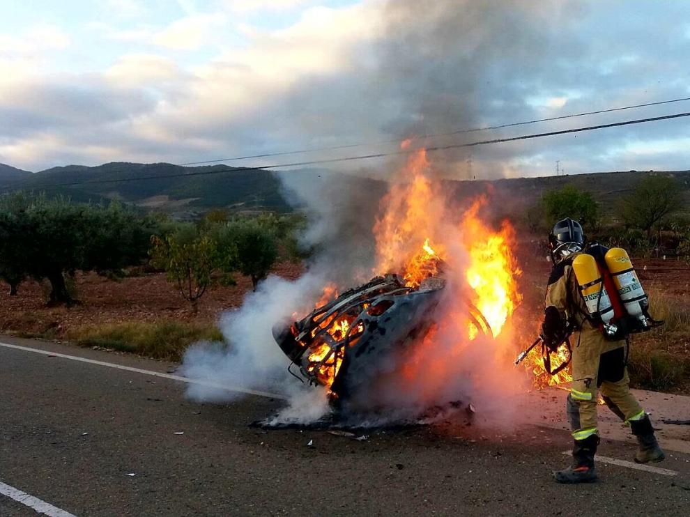Dos heridos en dos accidentes de tráfico en la provincia de Zaragoza