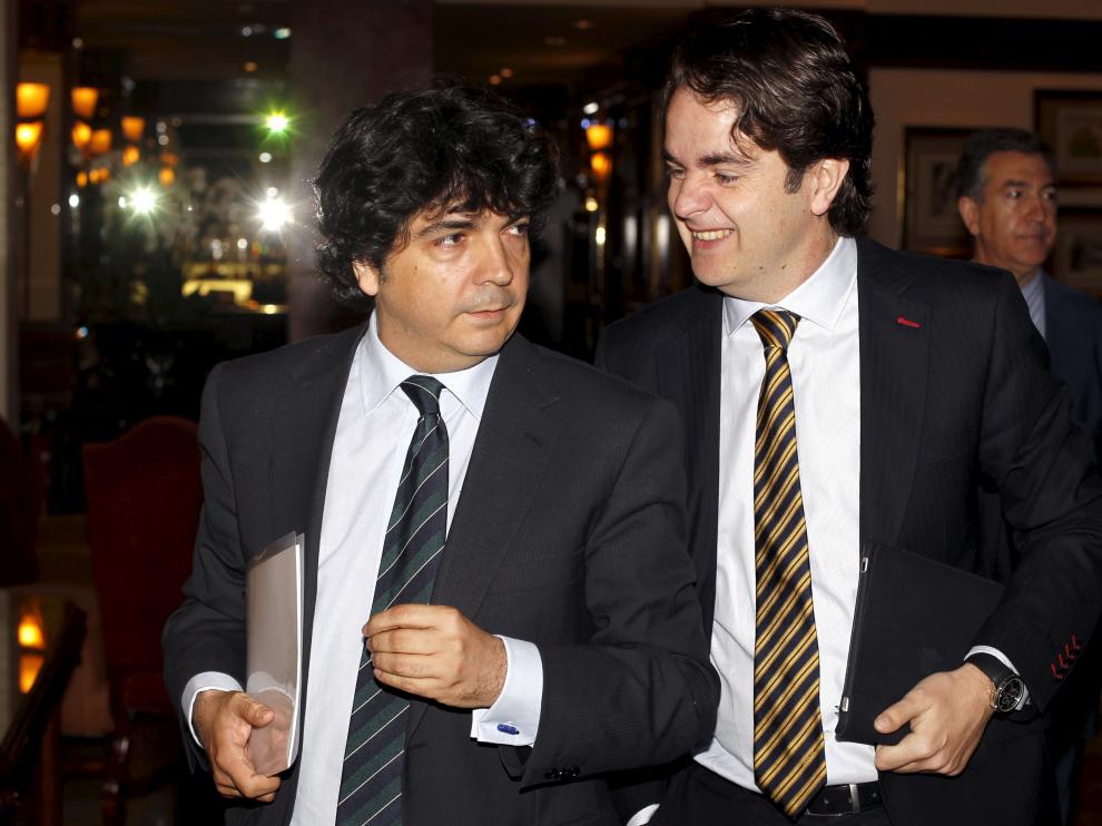 Los ahora secretarios de Estado Mario Garcés y Roberto Bermúdez de Castro, en una imagen de 2012.