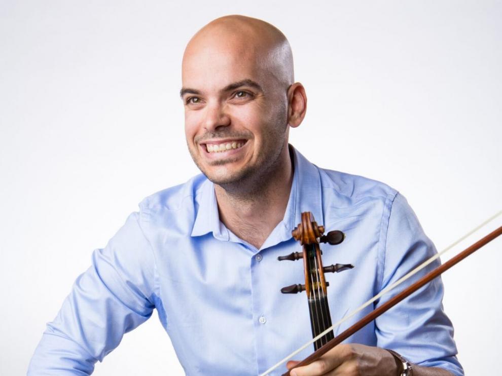 El violinista zaragozano Diego Gabete