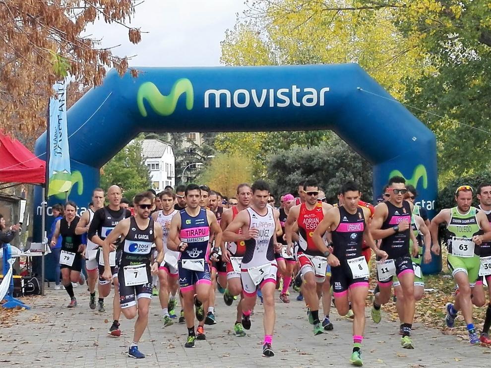 Salida de la prueba absoluta del XXI Trofeo Mayencos