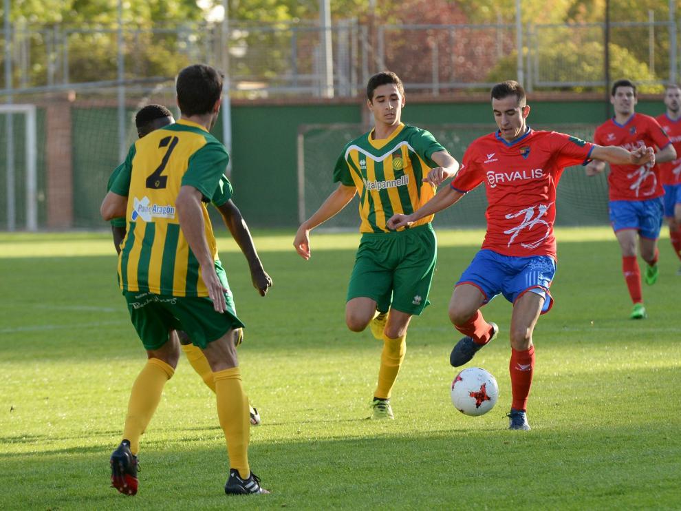 Un lance del juego en el encuentro disputado ayer en Pinilla.