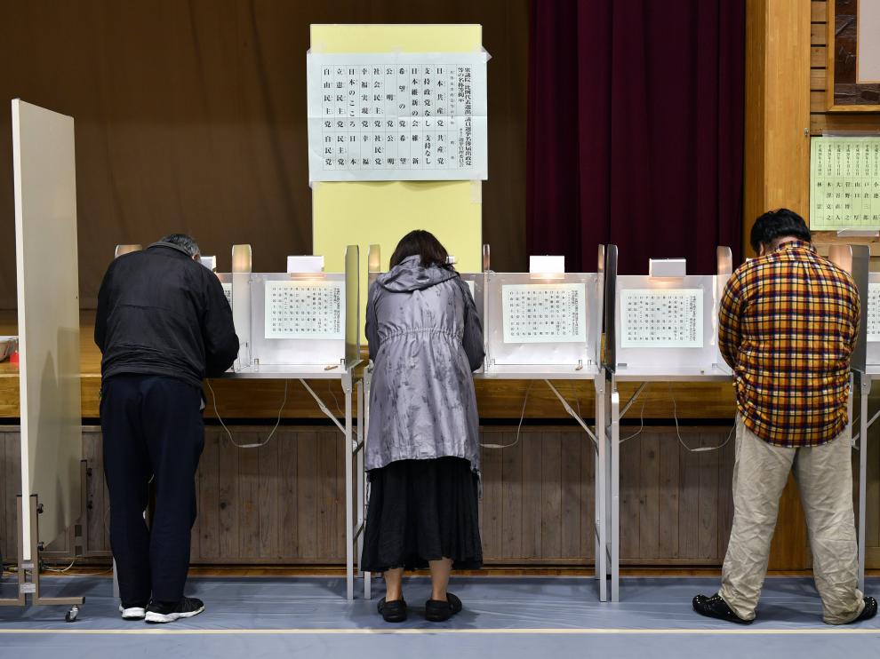 Los japoneses celebran hoy una jornada electoral