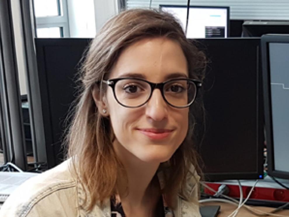 Elena Garcés, formada en la Universidad de Zaragoza.
