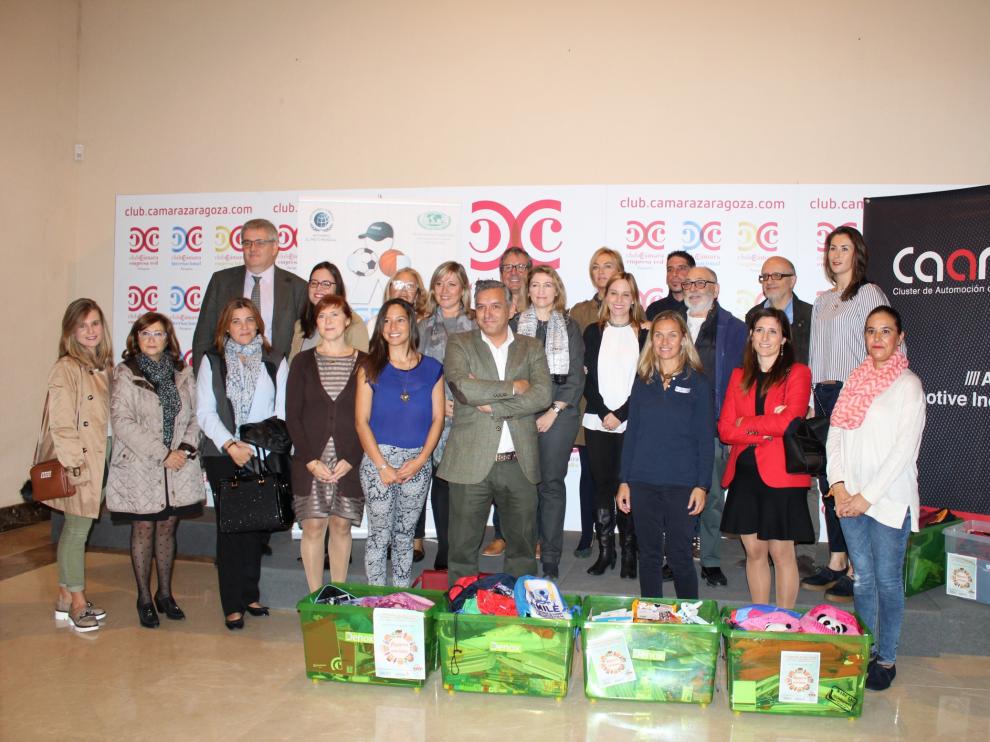 Campaña solidaria impulsada por el Clúster de Automoción de Aragón.