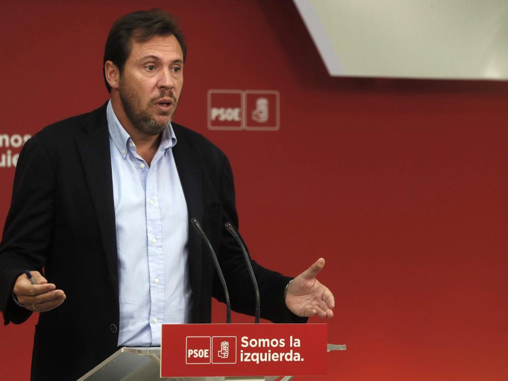 El portavoz de la ejecutiva del PSOE, Óscar Puente.
