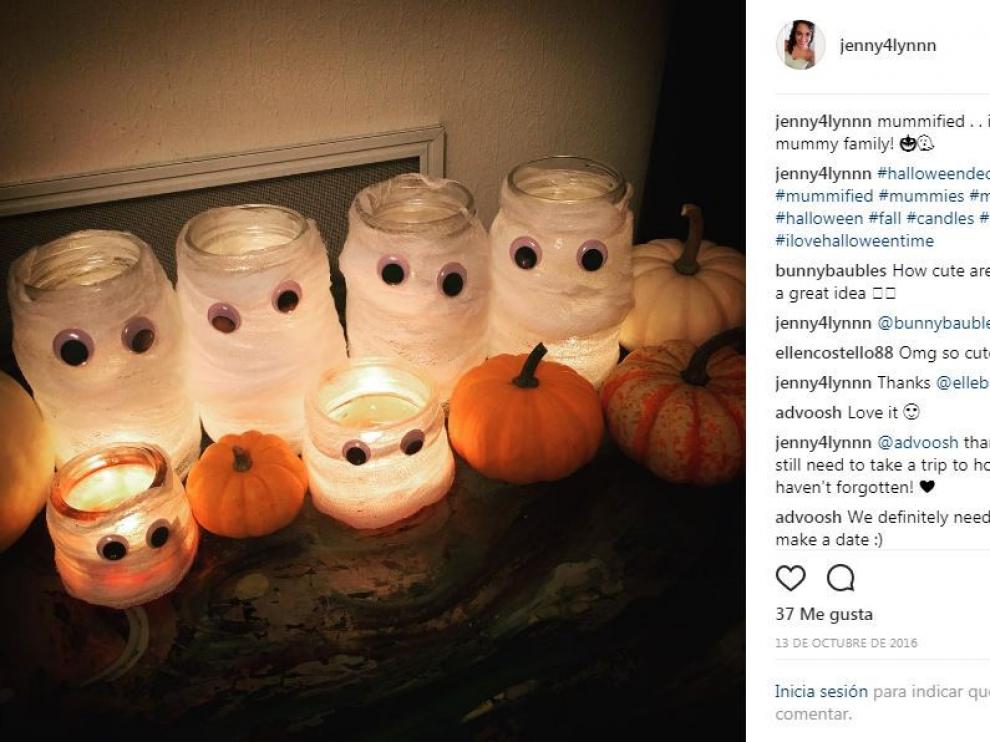 Una decoración de miedo para Halloween