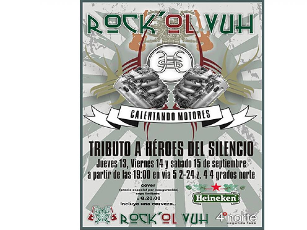 Concierto tributo a Héroes del Silencio en Guatemala