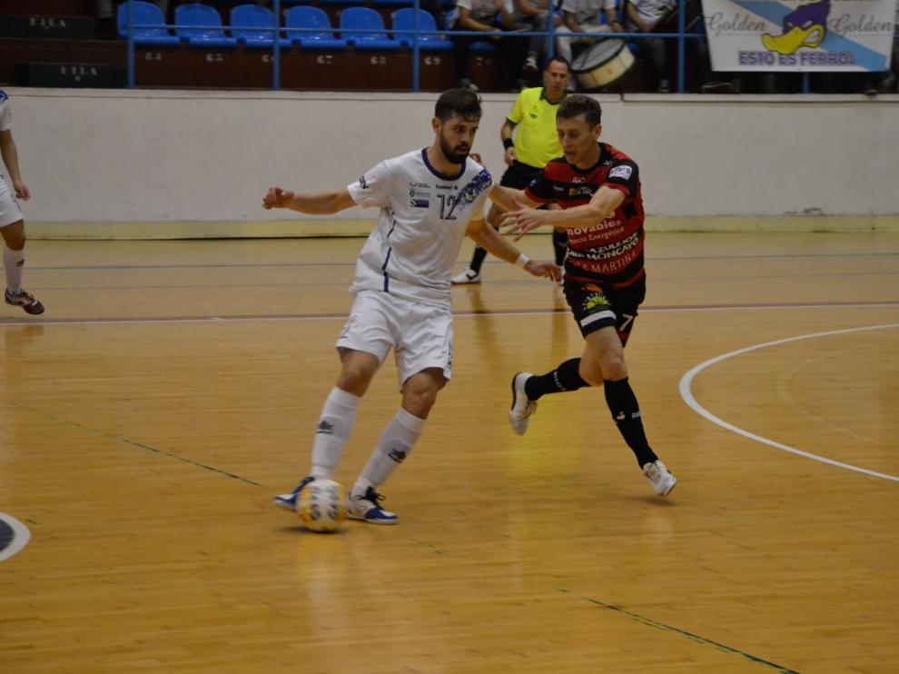 Un momento del partido