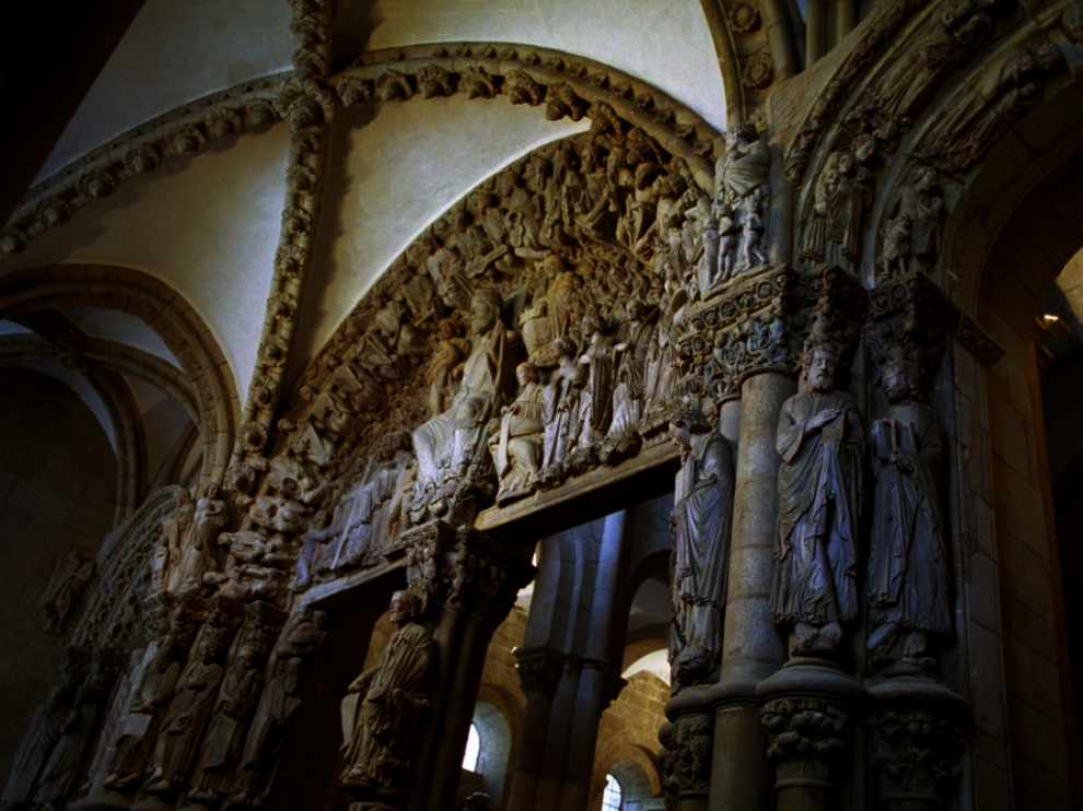 Imagen de archivo del Pórtico de la Gloria de la catedral de Santiago.