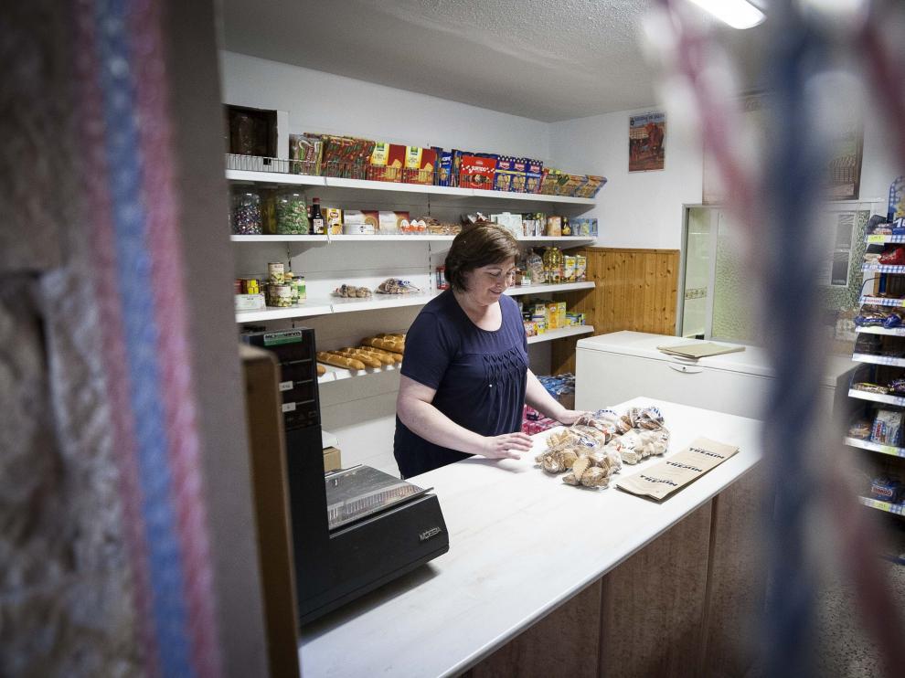 María José Tremin en su panadería