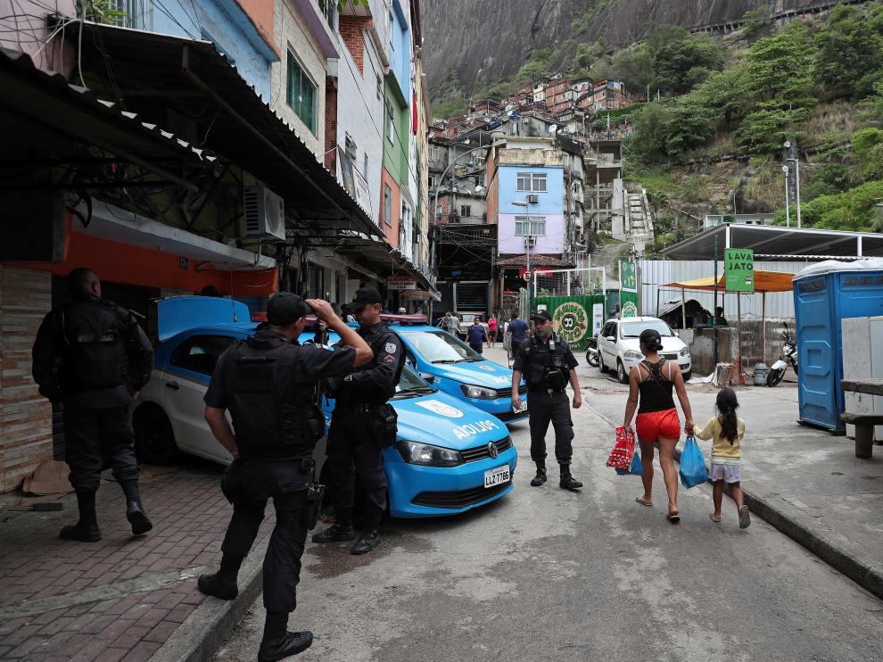 Imagen de la favela de Rocinha, en Río de Janeiro.