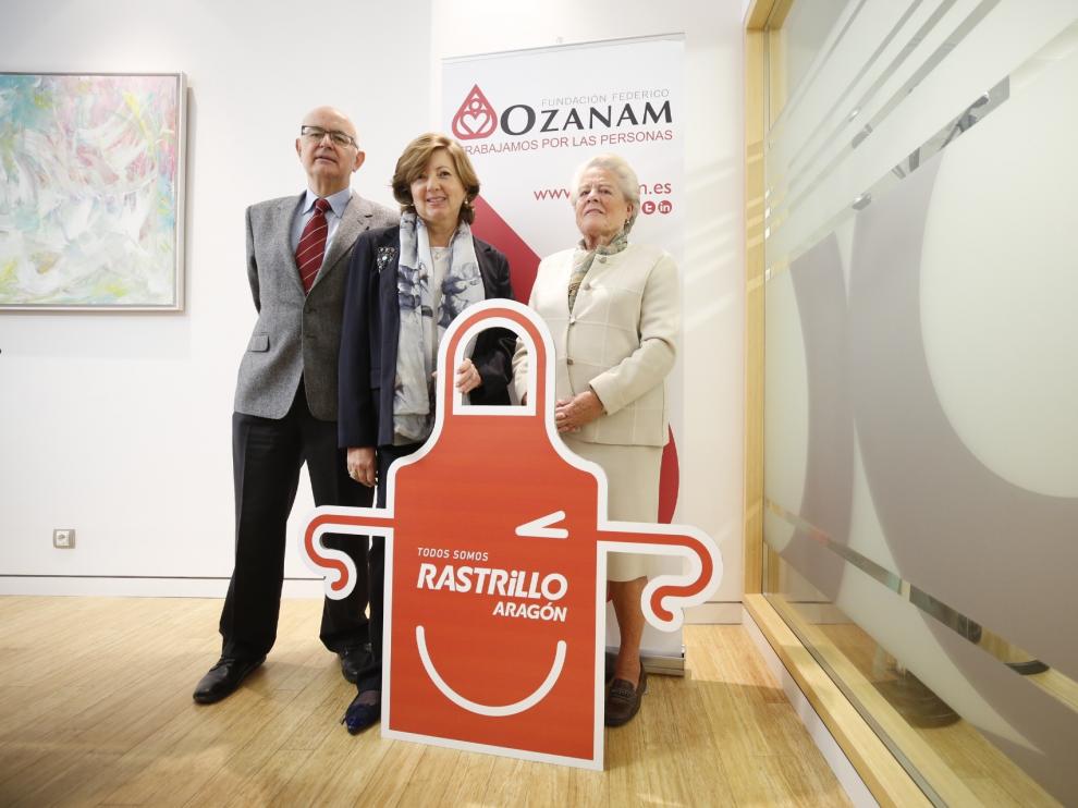 Fernando Galdámez, Pilar Enériz y Pilar Ríos han dado a conocer este miércoles los detalles del Rastrillo Ozanam