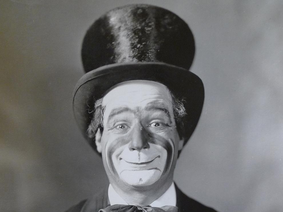 Retrato del payaso Marcelino.