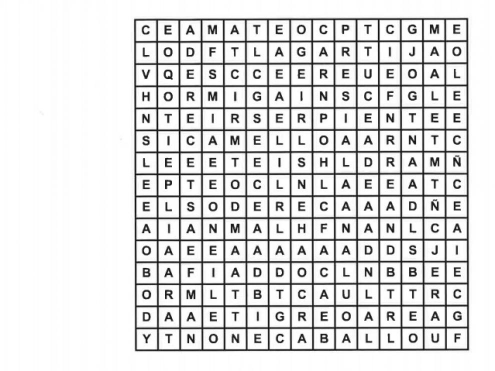 Sopa de letras 1