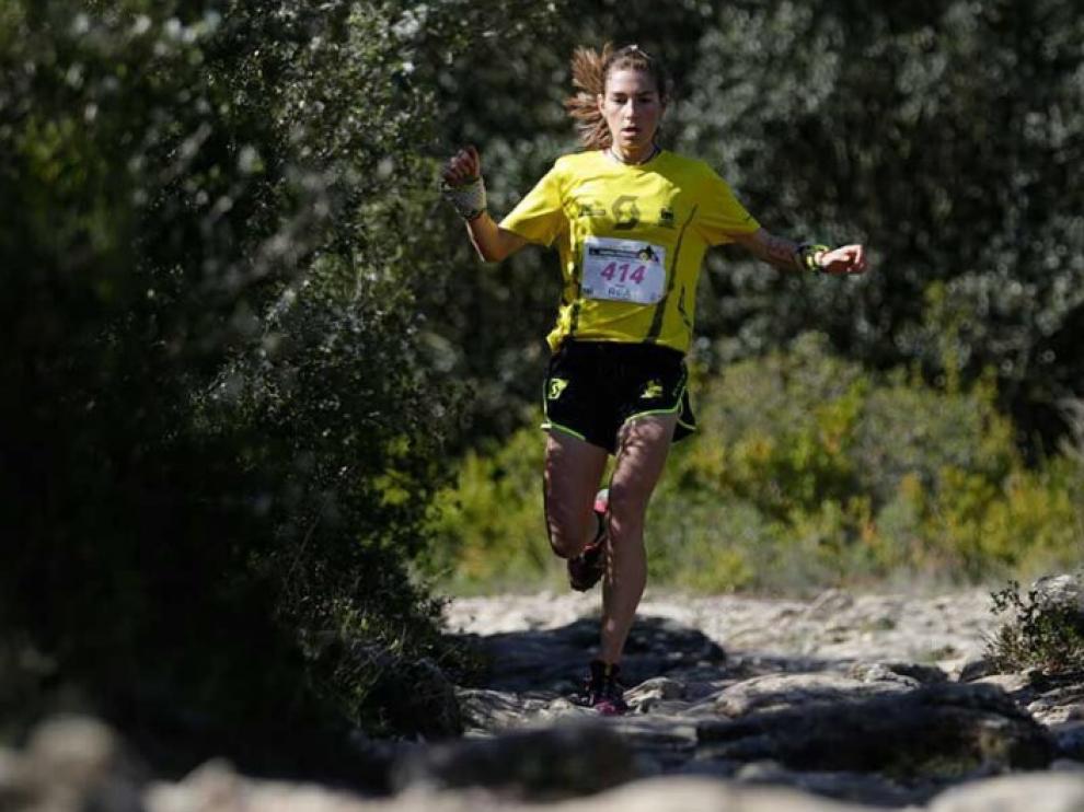 Yaiza Miñana en una carrera reciente.