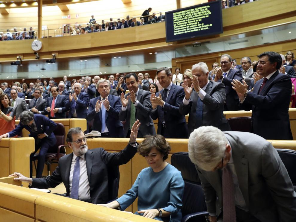 Histórica sesión en el Senado para debatir y votar el artículo 155