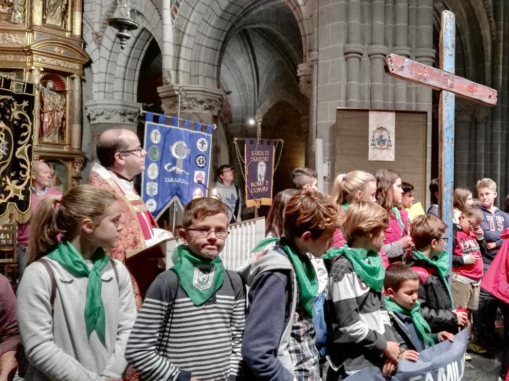 La procesión ha concluido en la catedral turiasonense