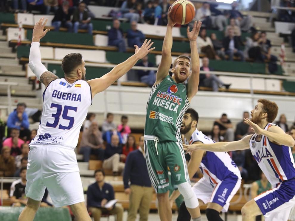 Jorge Lafuente en su último partido en el Palacio, contra el Melilla.