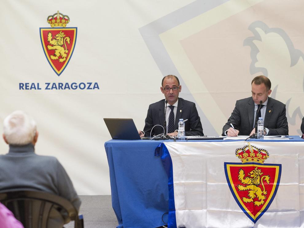 Junta General de Accionistas del Real Zaragoza del pasado mes de diciembre.