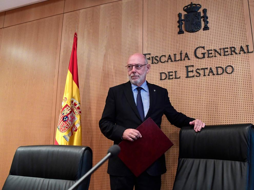 El fiscal general del Estado, José Manuel Maza