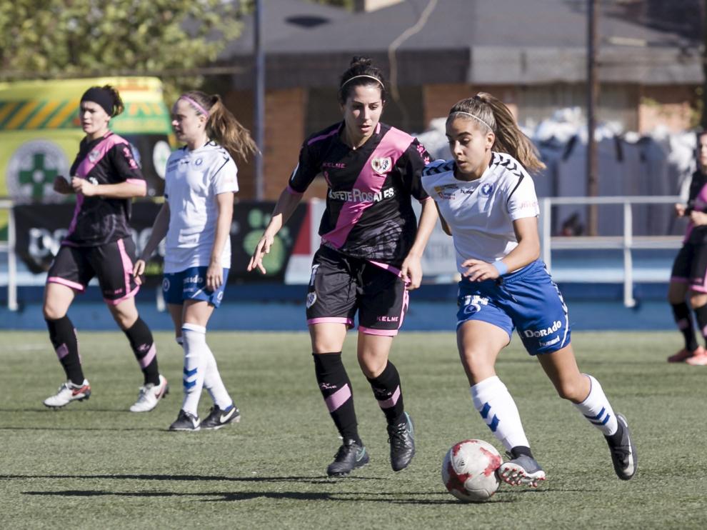 El Zaragoza femenino cayó derrotado contra el Rayo Vallecano