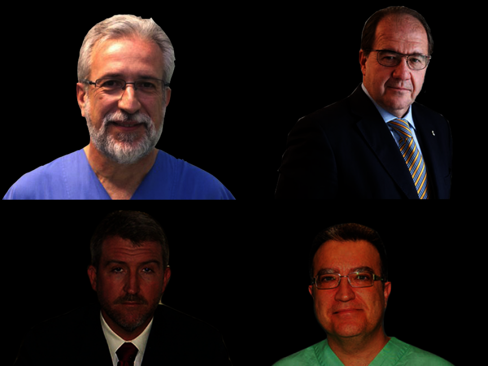 Los cuatro médicos de Zaragoza que aparecen en el ranquin.