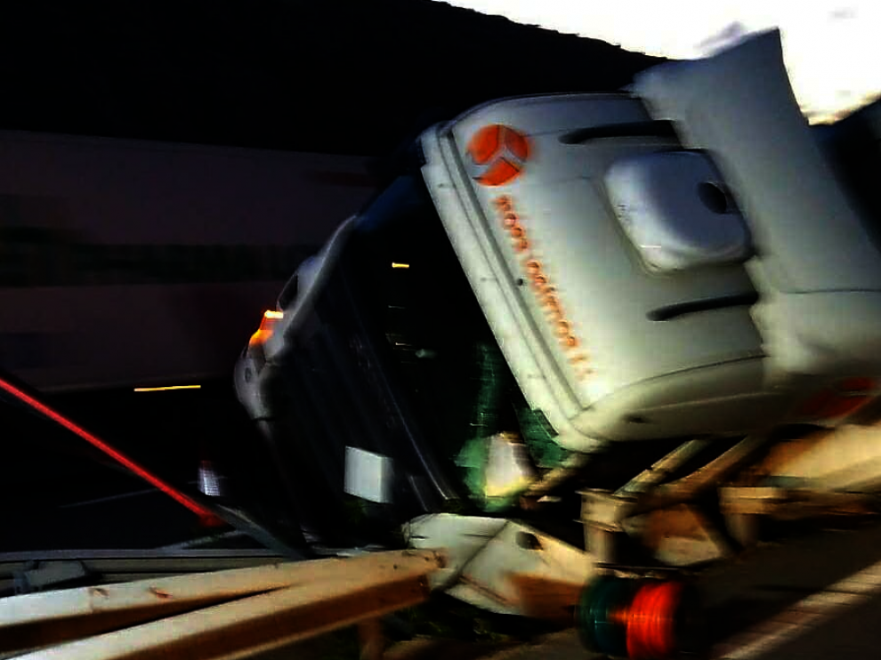 El accidente ha ocurrido en dirección Madrid en el kilómetro 266.