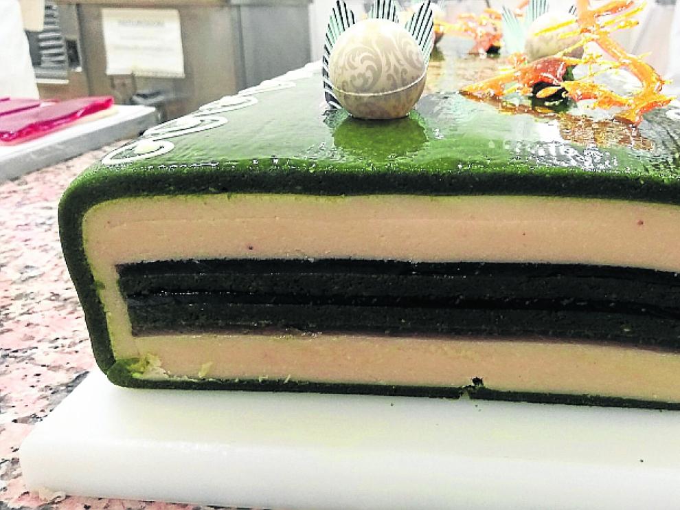 El nuevo turrón con mazapán, yuzu-limón y té verde matcha.