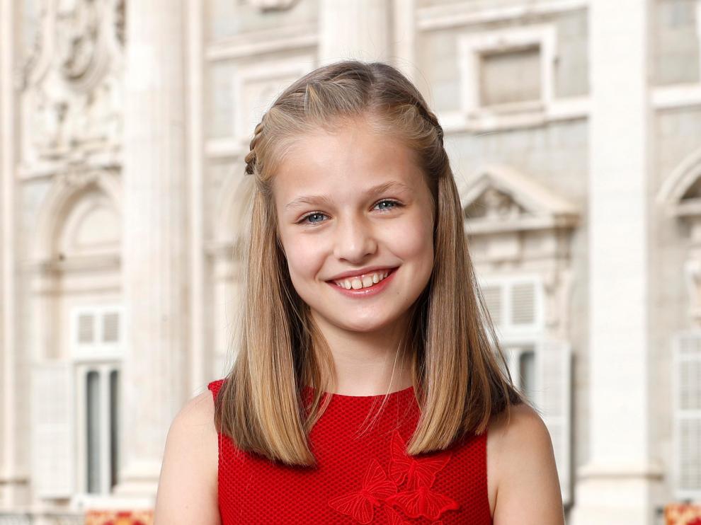Leonor, en su cumpleaños.