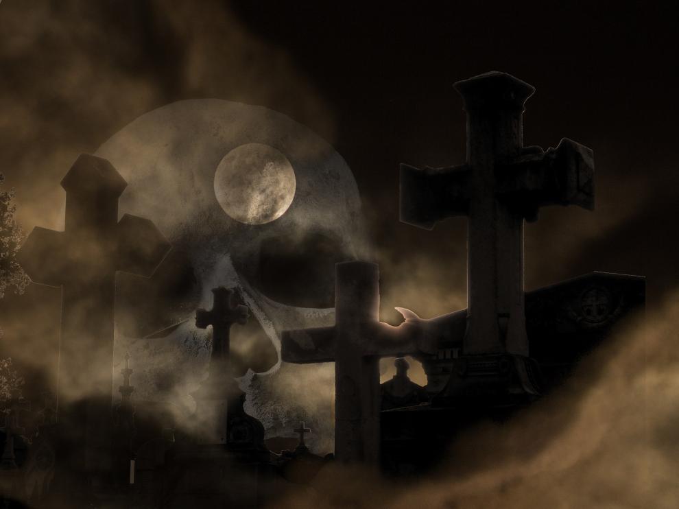 Foto de archivo de un cementerio.
