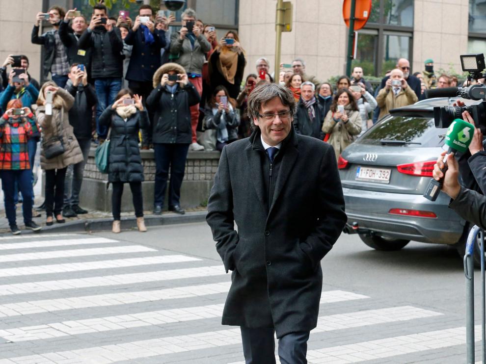 Puigdemont en Bruselas