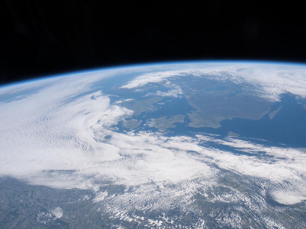 Imagen de la Tierra desde el espacio.