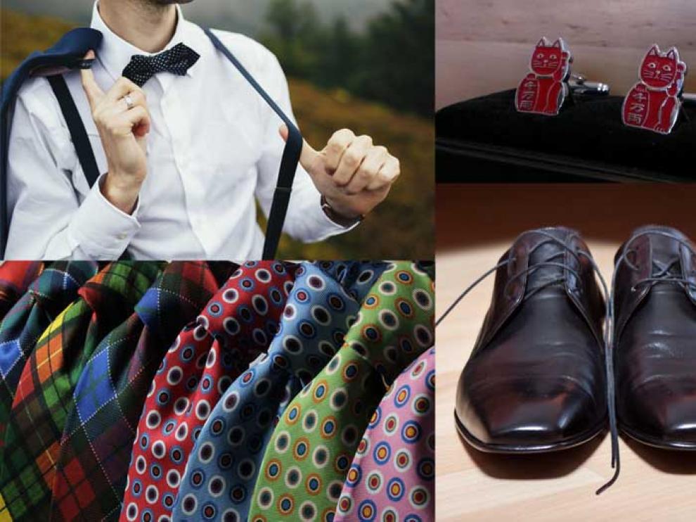La moda masculina ofrece un amplio abanico de accesorios para dar personalidad a los trajes