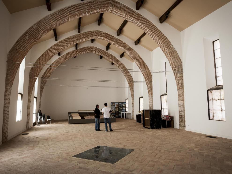 Sala principal del futuro Museo de la villa romana de La Malena, de inminente apertura.
