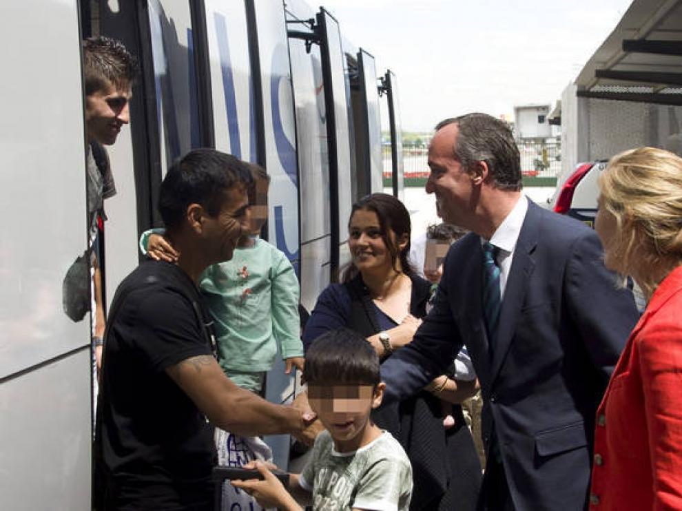 Llegada de los primeros refugiados sirios a España dentro del programa de reubicación europeo (nueve vinieron a Zaragoza), en mayo de 2016.
