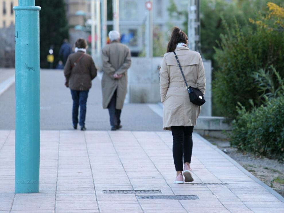 Frío y viento en Zaragoza