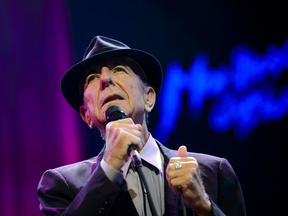 El artista canadiense Leonard Cohen.